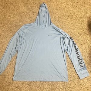 Columbia Light Blue Sportswear Shirt
